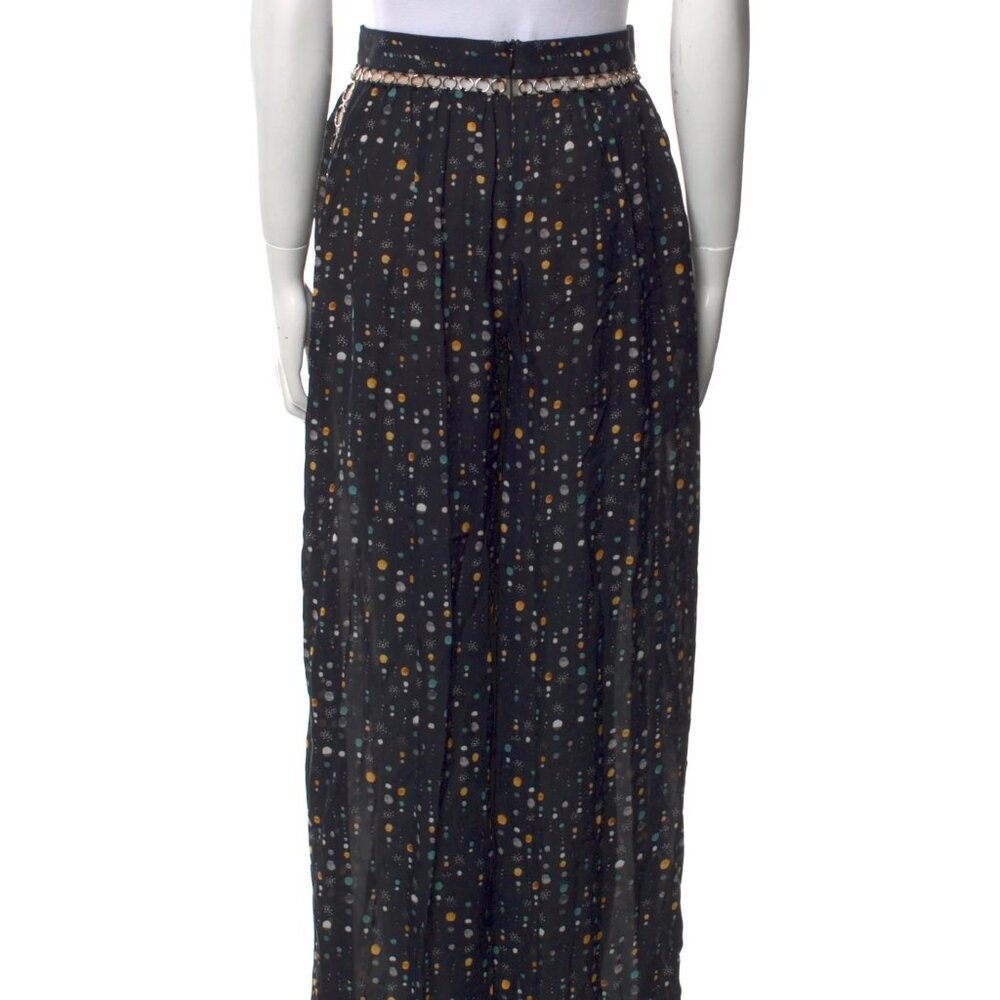 Acler Printed Wide-Leg Trousers